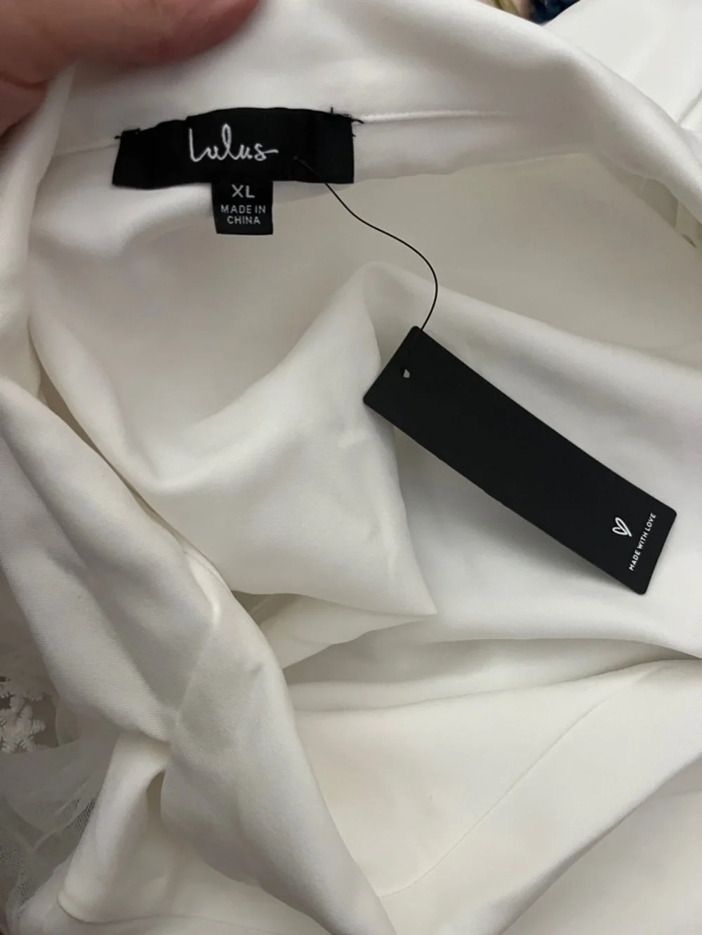 Lulus Exquisitely Stylish White Cropped Sheer Balloon Sleeve Blazer - Picture 9 of 9